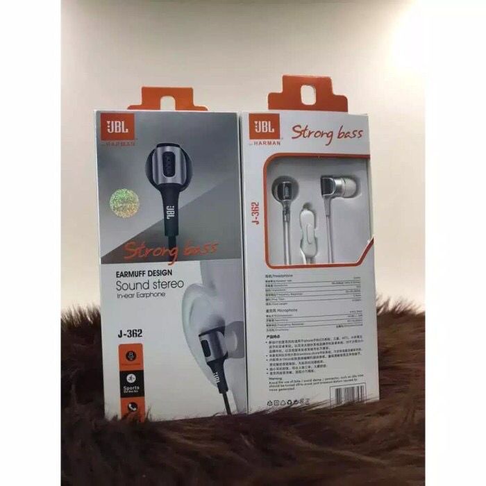 Headset JBL 362 Import Hf Strong Bass Handsfree Earphone