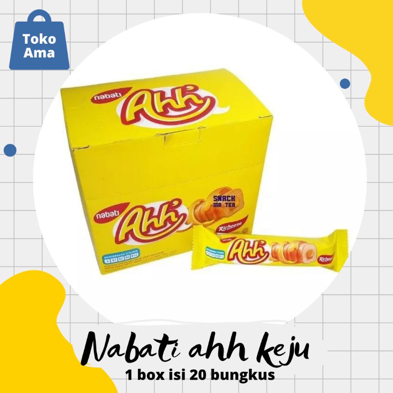 

[Harga grosir] nabati ahh keju 1 box isi 20 bungkus