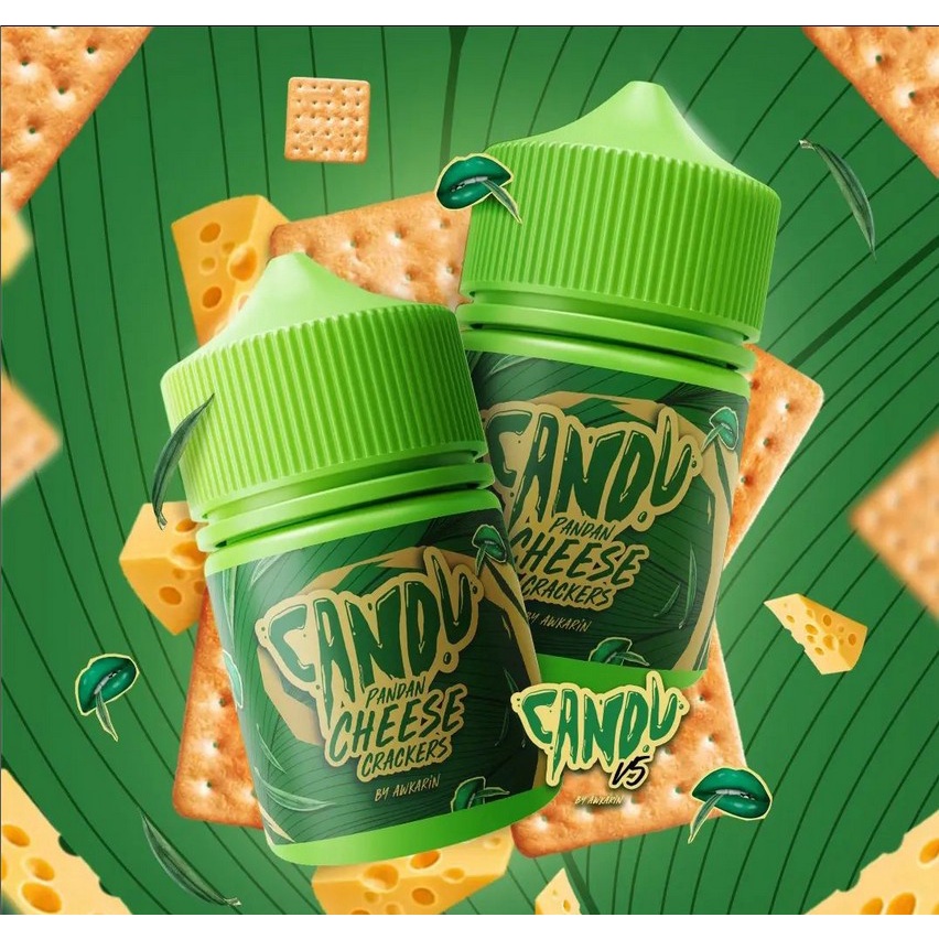 LIQUID CANDU V5 PANDAN CHEESE CRACKERS 60ML