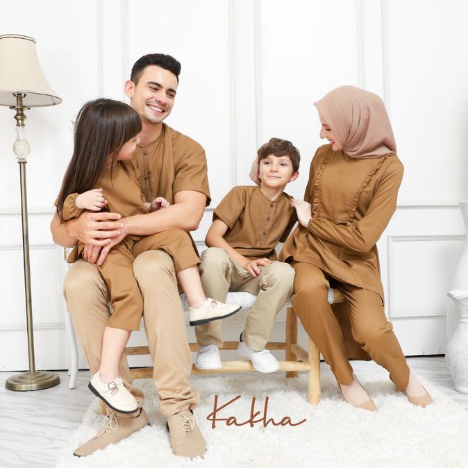 Kakha -Kareem Series (Khaki) - Sarimbit Keluarga Muslim