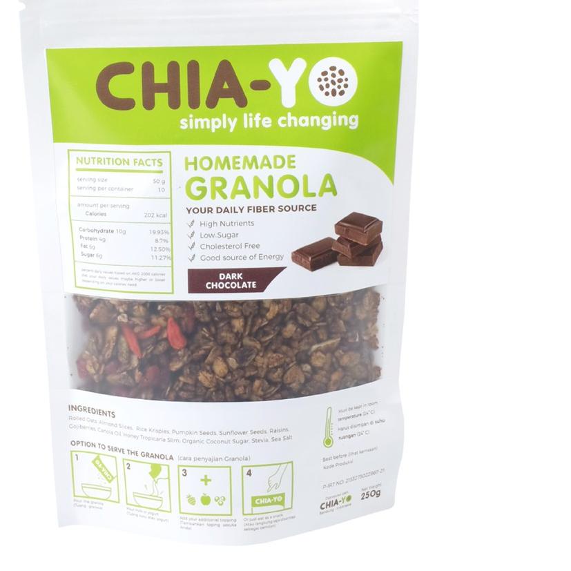 

★ Chiayo Granola Dark Chocolate 250gr ✼