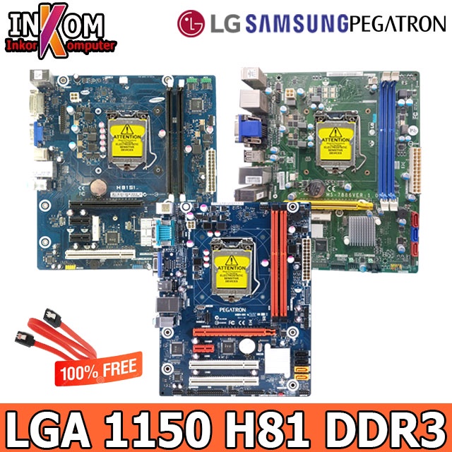 Mainboard Motherboard Mobo H81 LGA 1150 OEM Pegatron