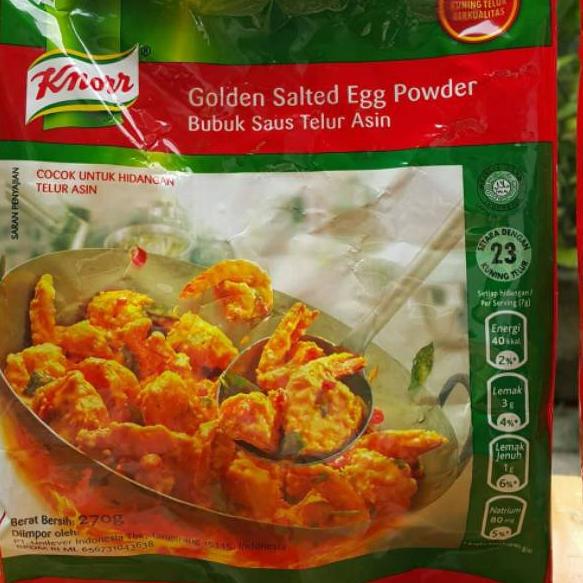 

✥ KNORR SALTED EGG HALAL MUI 270 GR ♙