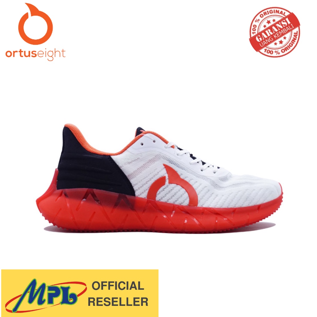 SEPATU RUNNING ORTUSEIGHT RESIST WHT/BLK/ORT 11020300