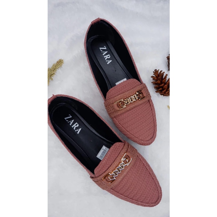 Sepatu Flatshoes Wanita Kekinian Rajut