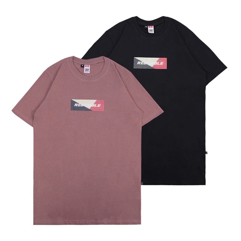 Redcable T-shirt - Loxley Black &amp; Dusty Pink