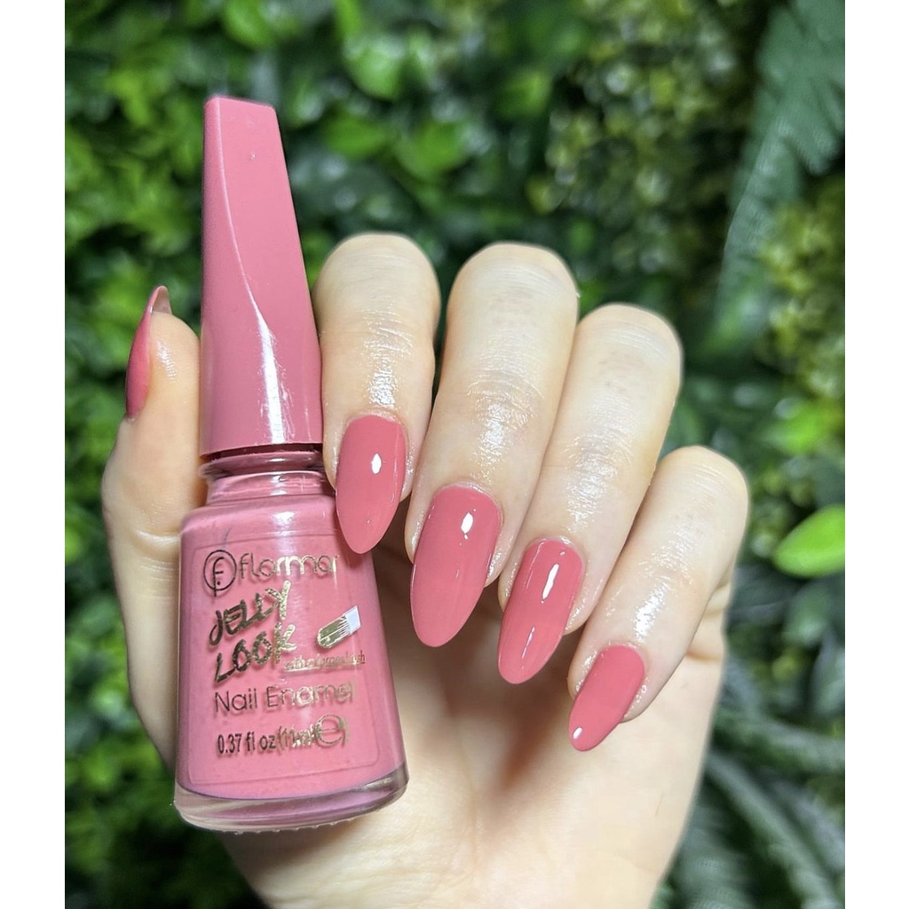 JL06 Amaranth - Flormar Nail Enamel Jelly Look - Flormar Nail Polish - Cat Kuku Halal Turki - Kutek 