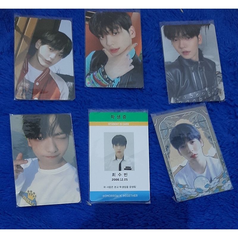 Photocard Official TXT PC Soobin TCC Fight or Escape, Thursday Child,student id,Weverse