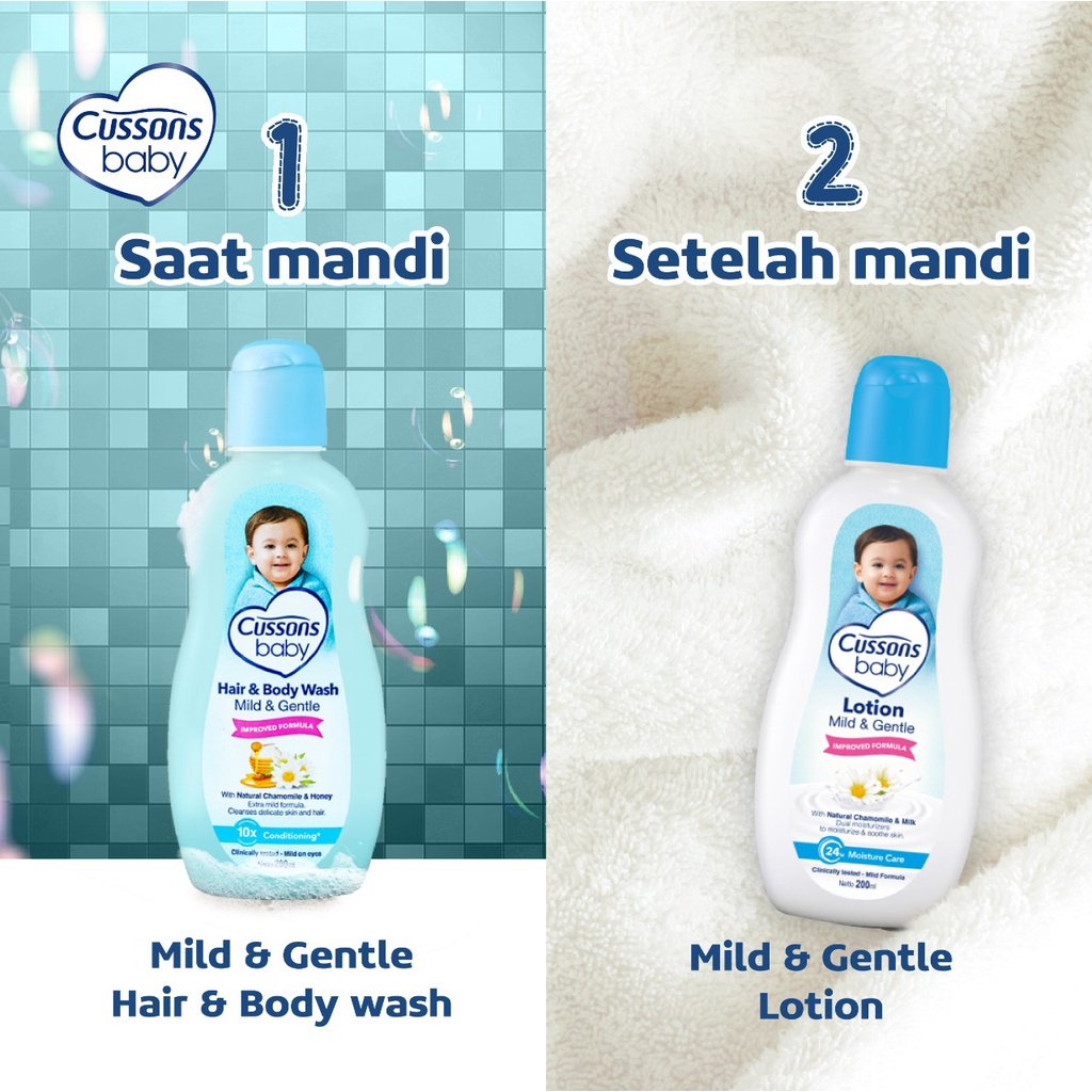 ❤ BELIA ❤ CUSSONS BABY Lotion Soft &amp; Smooth | Fresh &amp; Nourish | Mild &amp; Gentle | 100ml 200ml | BPOM