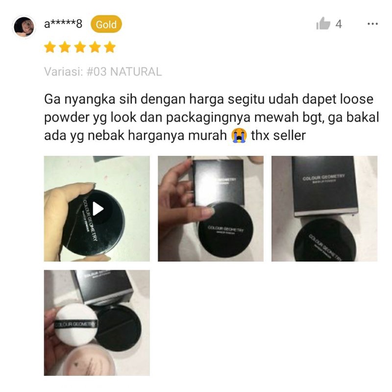 BEDAK TABUR LAMEILA COLOUR GEOMETRY | PENGONTROL MINYAK WAJAH