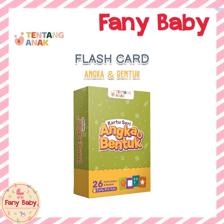 TENTANG ANAK FLASH CARD SERI ANGKA &amp; BENTUK