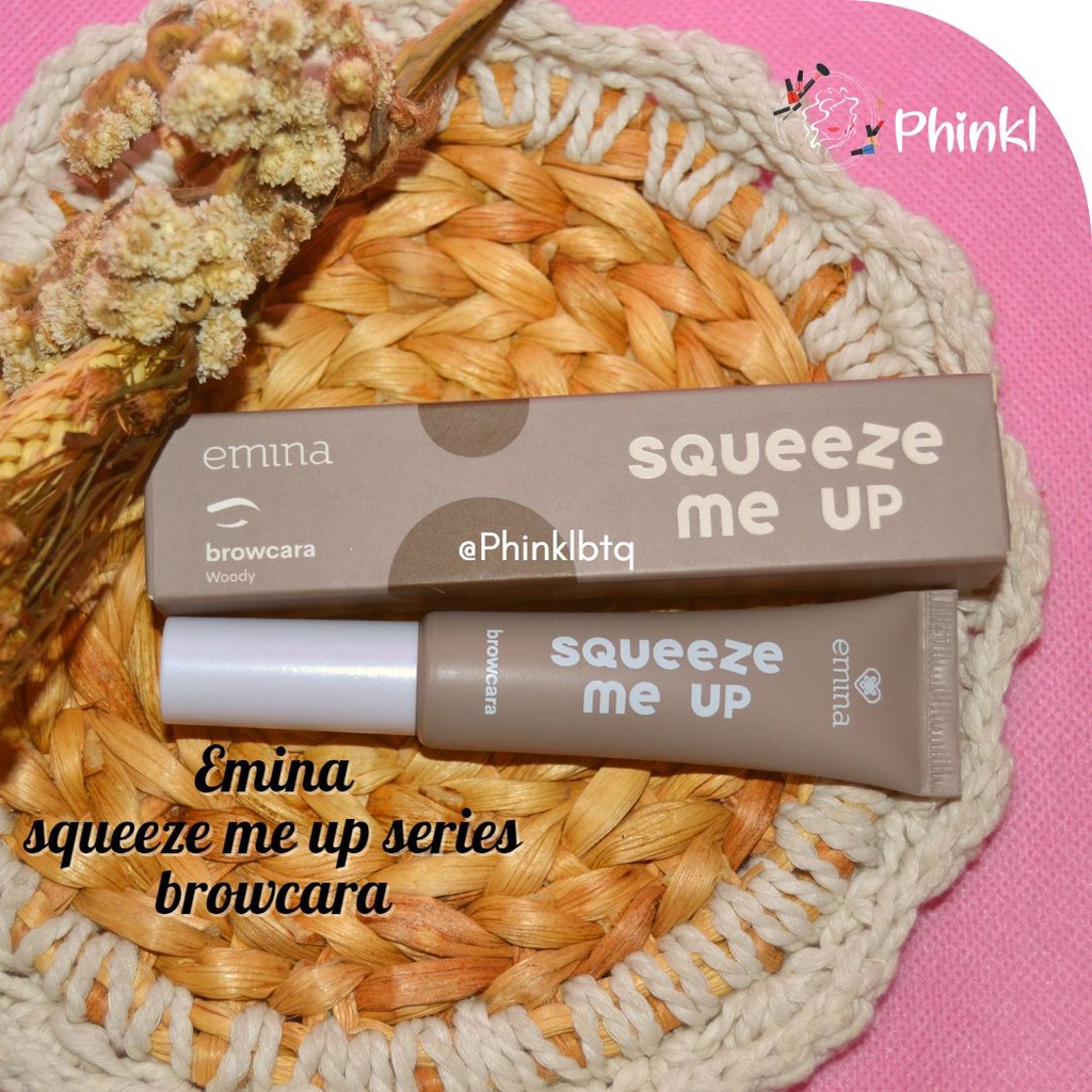 `ღ´ PHINKL `ღ´ ╰☆☆ 𝔢мιℕά ☆☆╮ Emina Squeeze Me Up Browcara mascara alis cetar bulu mata extension fiber