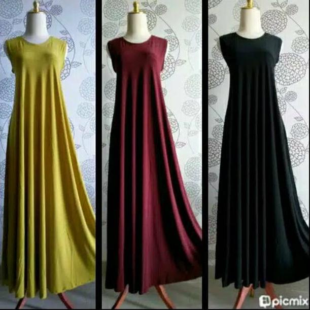 TERPERCAYA Yukensi Kutung Inner Gamis Jersey Bigsize Jumbo XXL