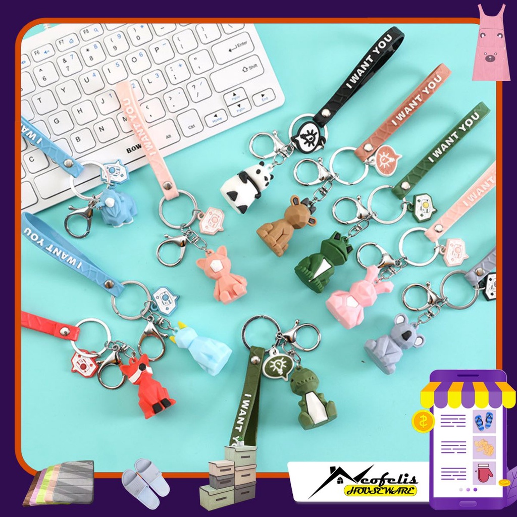 Gantungan Kunci Hewan Imut / Key Chain Cute Animal