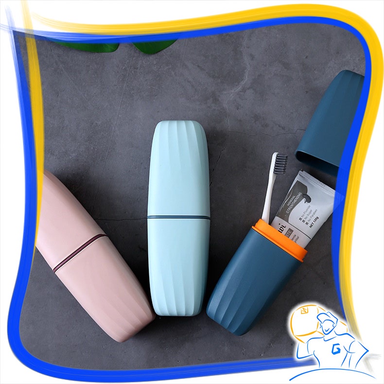 Traveling Box Tempat Penyimpanan Peralatan Sikat Gigi Kotak Sikat Gigi Traveling