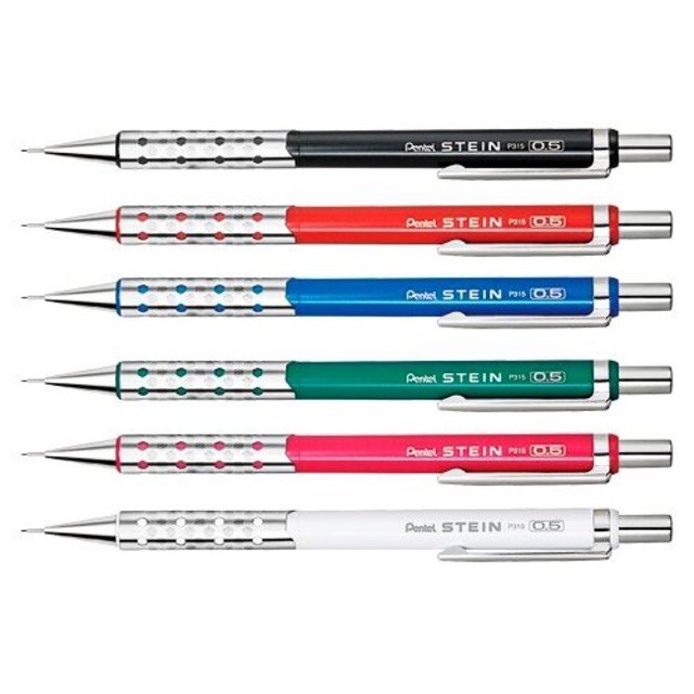 

Pentel Stein Mechanical Pencil 0.5mm Metal Grip Drawing Pensil Mekanik