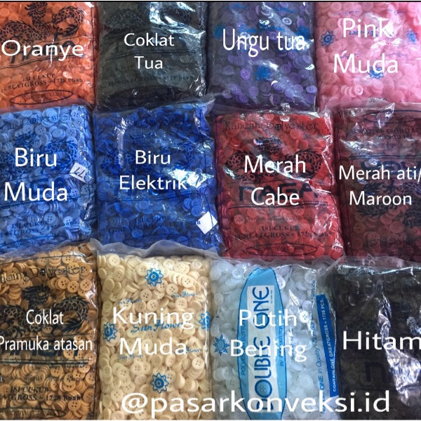 

Best Seller Kancing Lubang 4 Warna
