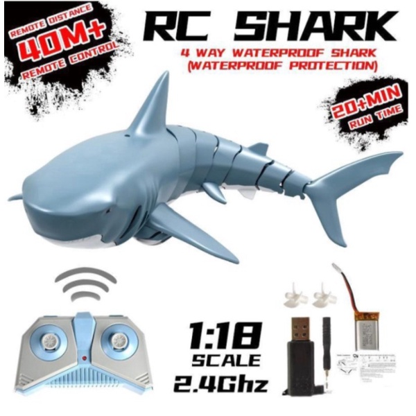 

Unik M174 Mainan Remot Kontrol Ikan Hiu RC Shark Remote Control Edukatif Diskon