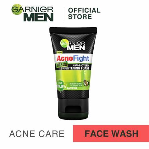 Garnier Men Acno Fight Anti Bacteria Wasabi Brightening Foam