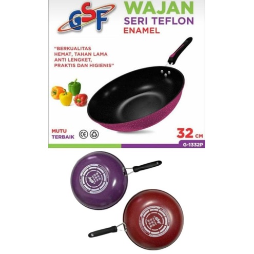 Wajan Gagang Warna/Panci Penggorengan Serbaguna Gsf