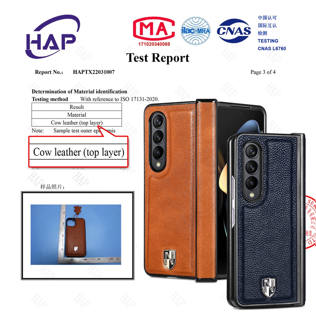 Luxury Leather Cover Fashion Case for Samsung Galaxy Z Fold4 Fold 4