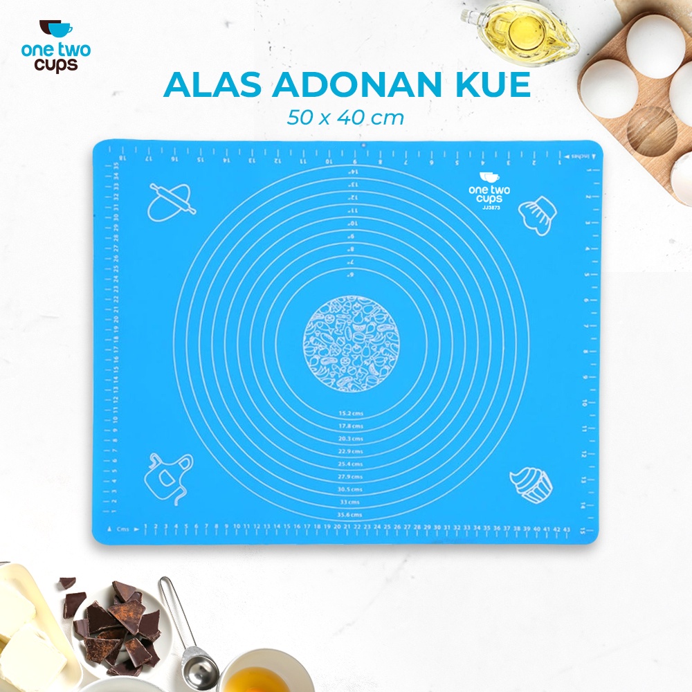 Mat Alas Adonan Kue OMHZ6BBL Fondant Silikon - Blue