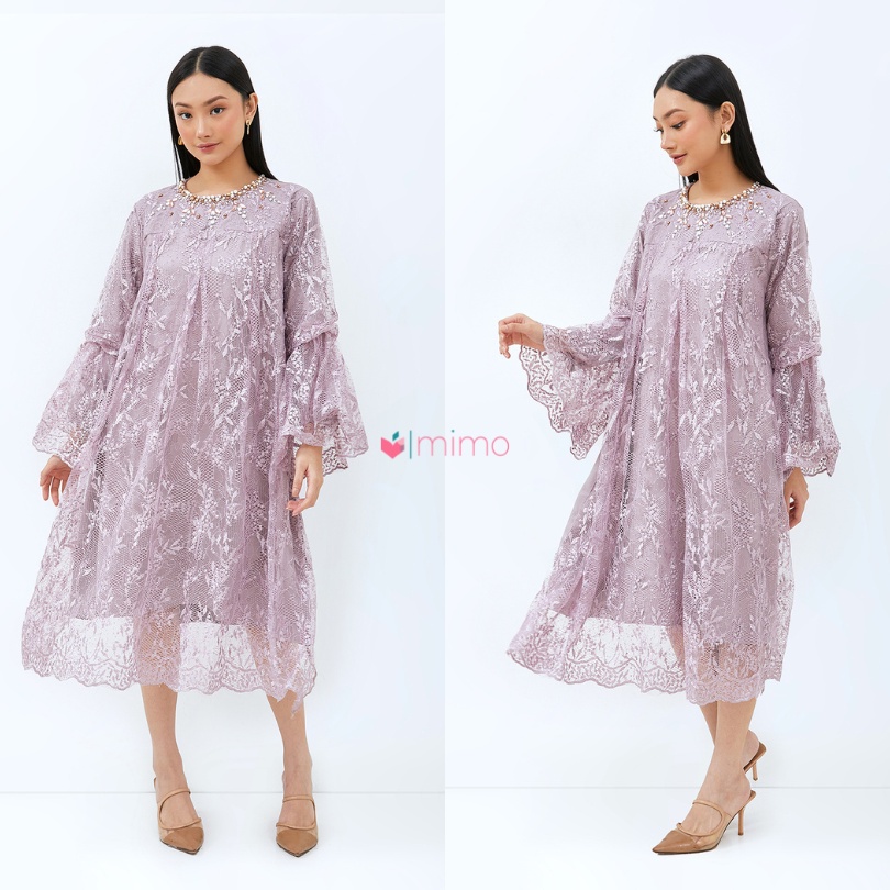 Brokat Simple Dress (Ramadhan/Lebaran Collection)