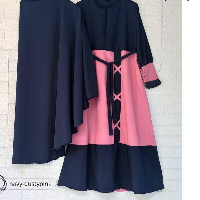 ♂ Gamis jumbo terbaru ld 100 110 120 130 140 Zaida Set Khimar Ukuran Jumbo L XL XXL XXXL 4XL ➵