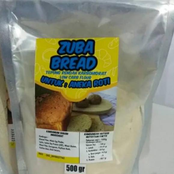 

➨ ZUBA BREAD khusus untuk membuat roti rendah karbo 500 gr ♪