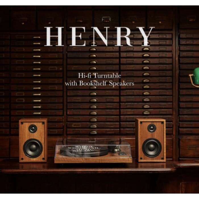Terlaris Player Gadhouse Henry - Turntable Set (Vinyl Player/Pemutar Piringan Hitam)