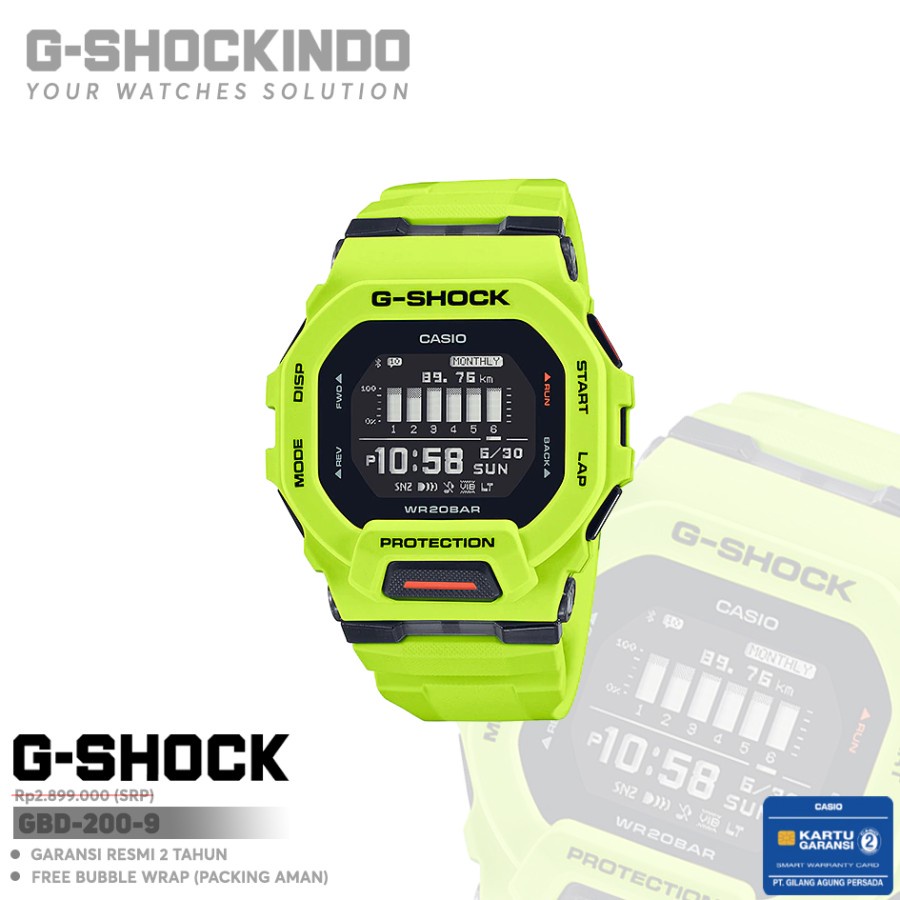 Casio G-Shock GBD-200-9 / GBD-200-9DR Original