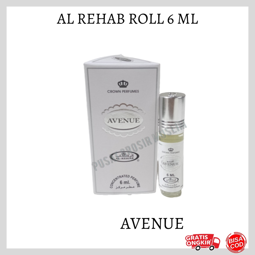 Parfum AL Rehab Avenue ROLL 6ML Original Asli Saudi Arabia