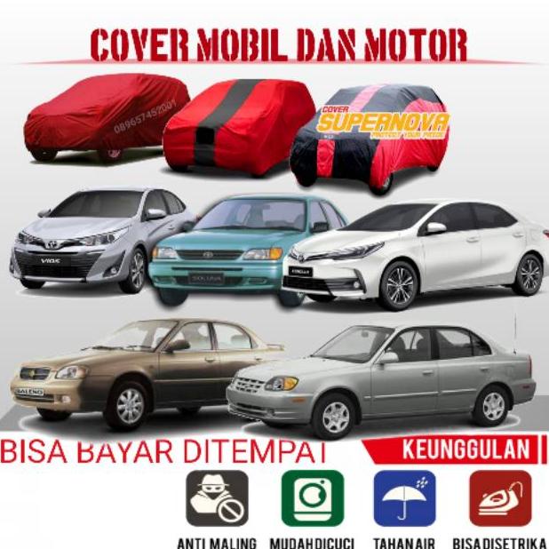 Cover mobil sedan baleno vios soluna city hyundai accent corolla civic selimut mobil sedan