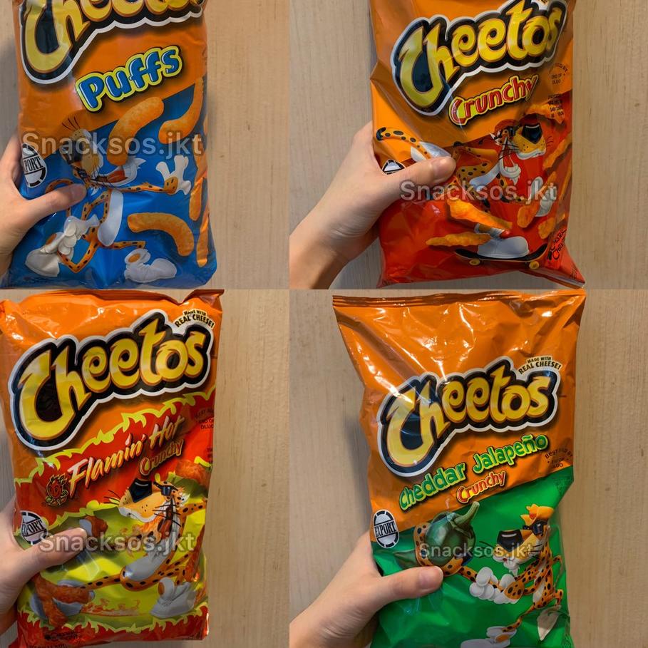 

❆ Cheetos Frito Lays Crunchy Cheese / Flamin Hot / Cheddar Jalapeno / CHEETOS PUFFS USA ✵