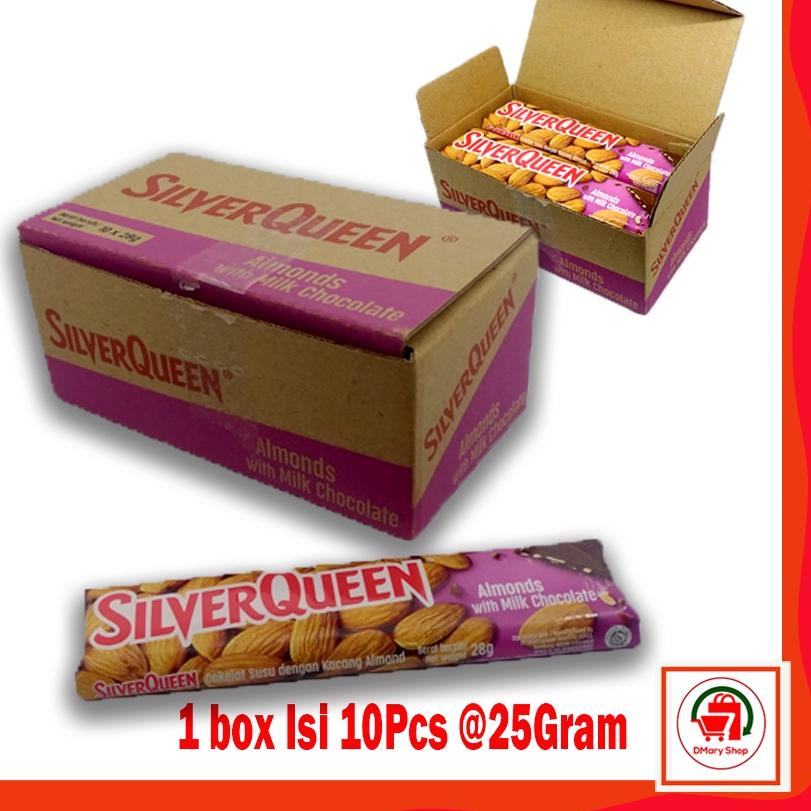 

More Info Herep6P0b Silverqueen Almonds Cashews Milk Chocolate 1 Box Isi 10Pcs 250Gram