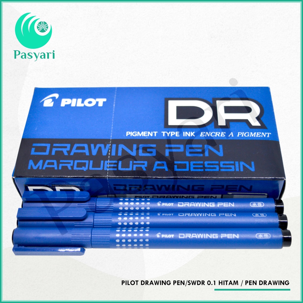 

PILOT DRAWING PEN/SWDR 0.1 Hitam / Pen drawing