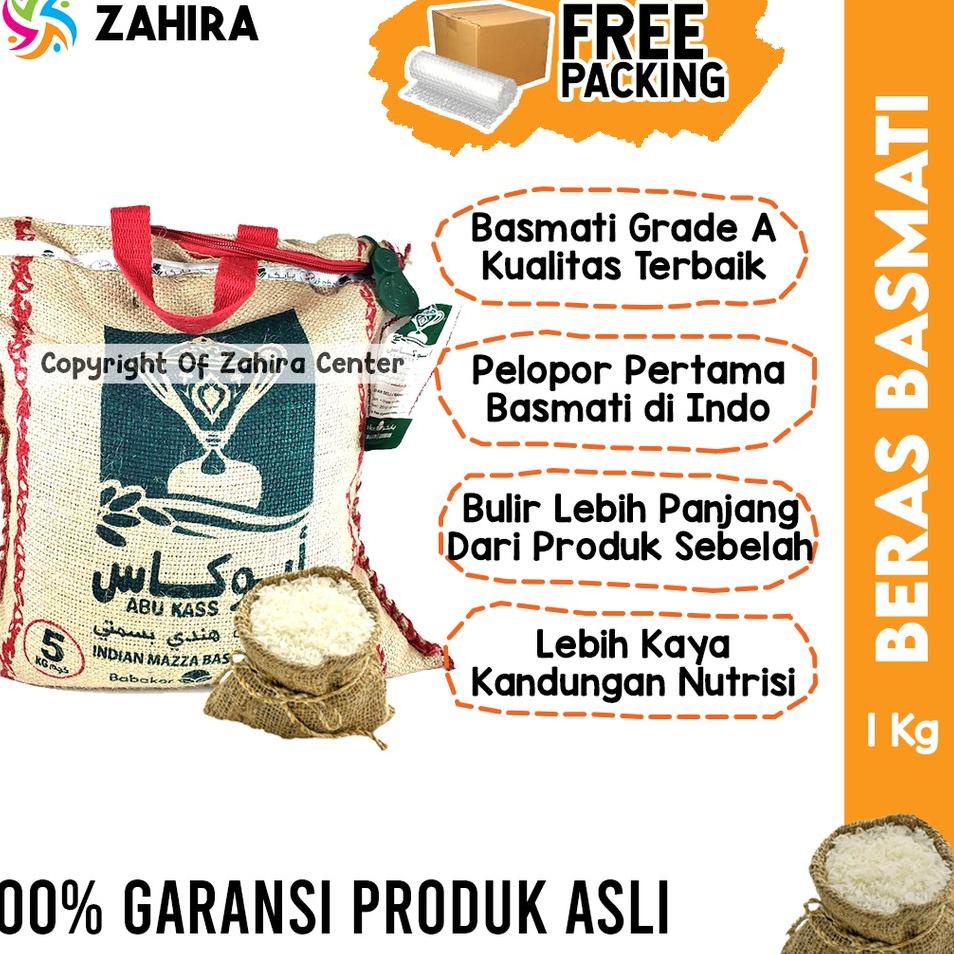 

☜ Beras Basmati Abu Kass Premium 1kg Khas Timur Tengah Dari India Untuk Kebuli Kabsa Mandi Biryani ☀