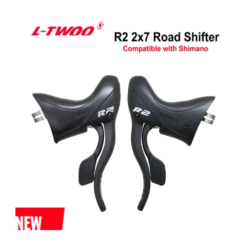 GROUPSET SHIFTER FD RD LTWOO R2 2 X 7 - 14 SPEED - DROPBAR BALAP ROAD GRAVEL KOMPATIBEL SHIMANO