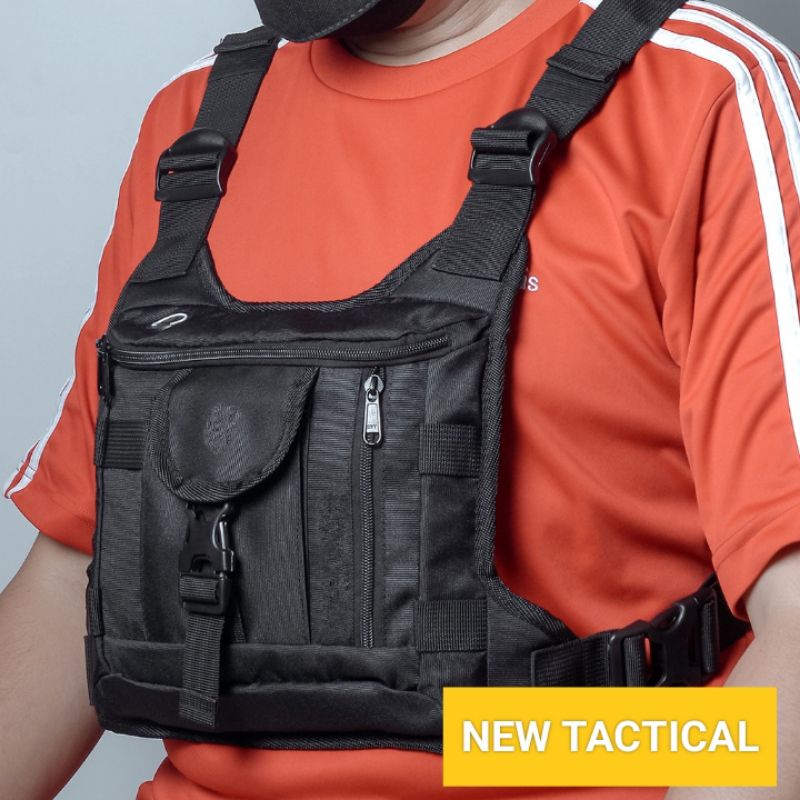 Tas dada pria Tactical tas dada Chest bag Venom Tactical Rig Bag Outdoor premium