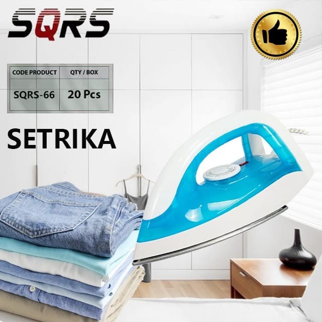 Setrika Listrik Gosokan Baju Setrika Baju SQRS-33 SQRS-66 FASHION NEW - ET-33