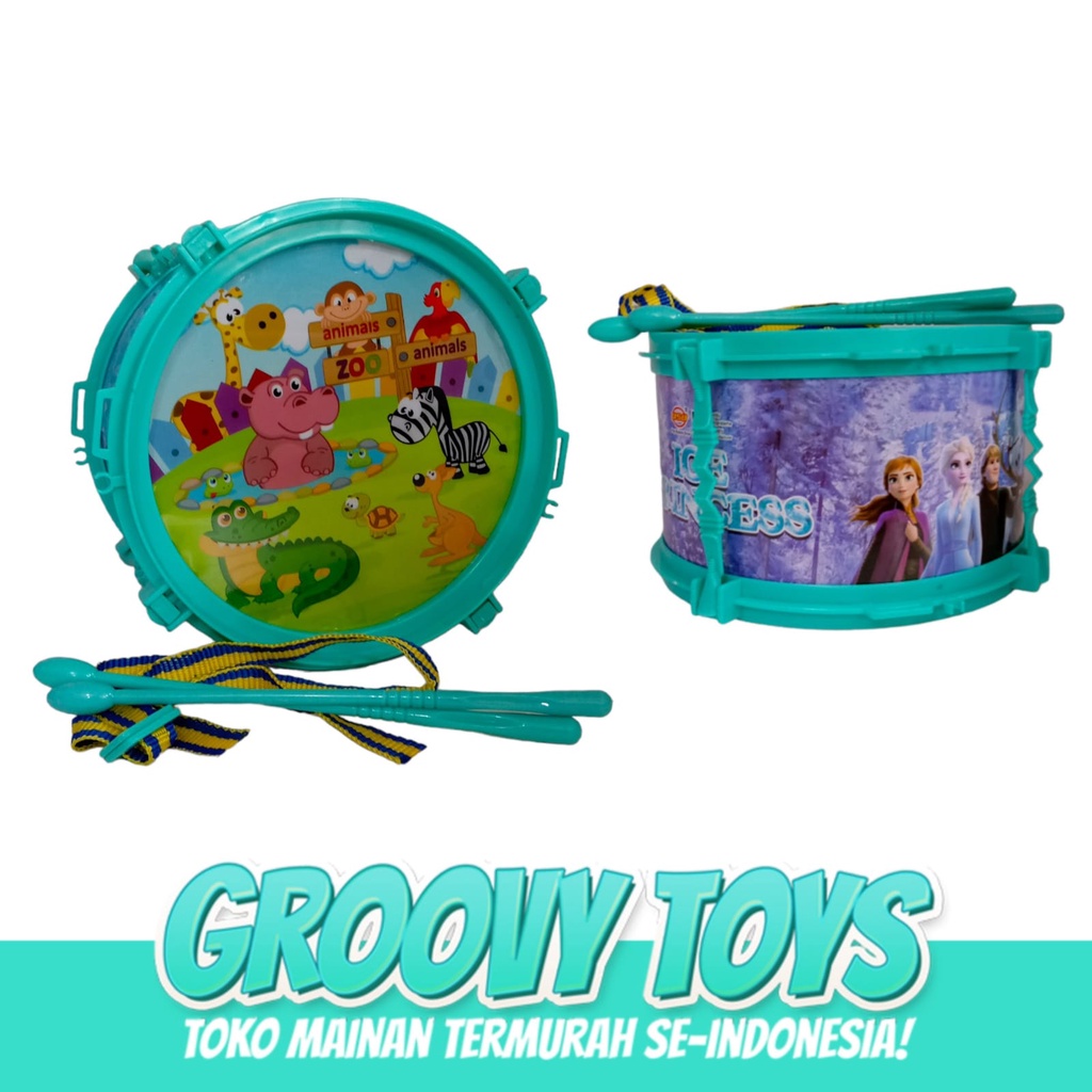 Mainan Anak Drum Marching Band Kecil Alat Musik Mainan 1659/60