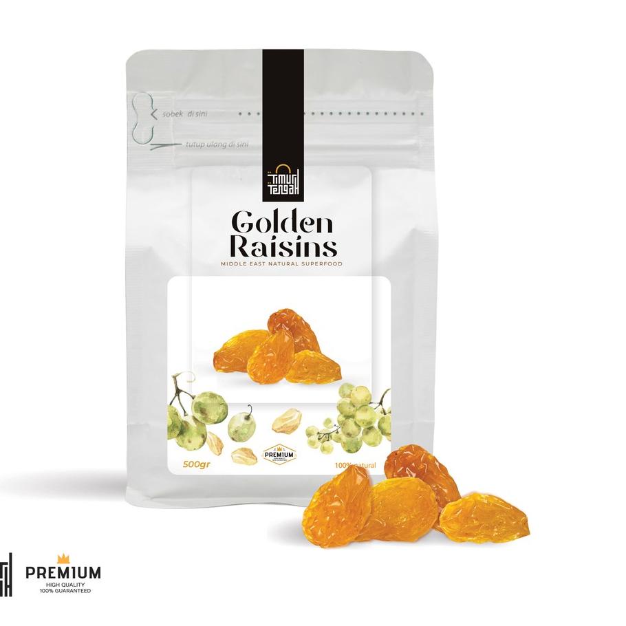 

➤ Kismis Golden Raisins 500 gr Premium Timur Tengah Original High Quality ✸