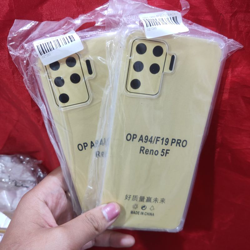 anticrack clear soft case oppo reno 5f / A94