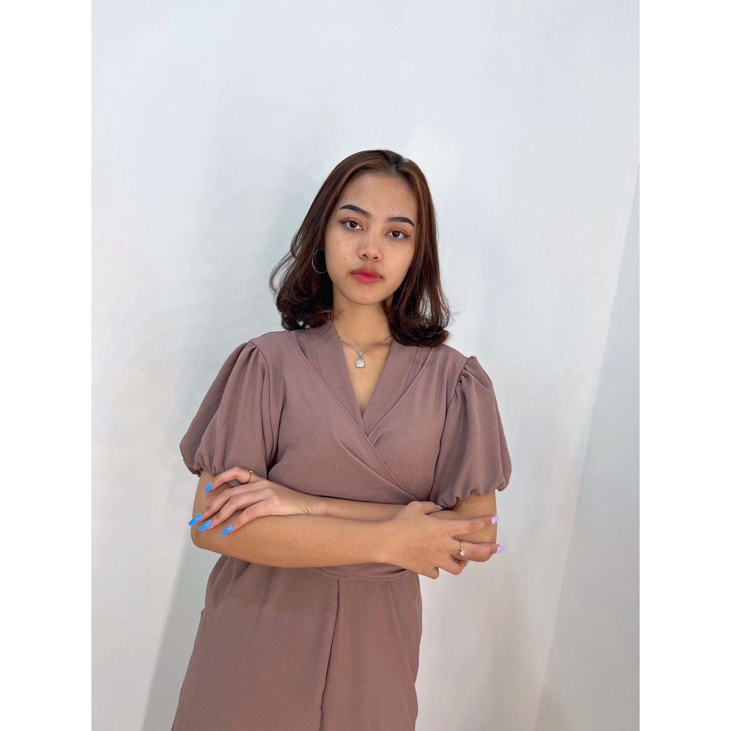 HS - VELOVE JUMPSUIT CRINCKLE / LONG JUMPSUIT KEKINIAN / KOREAN FASHION WANITA