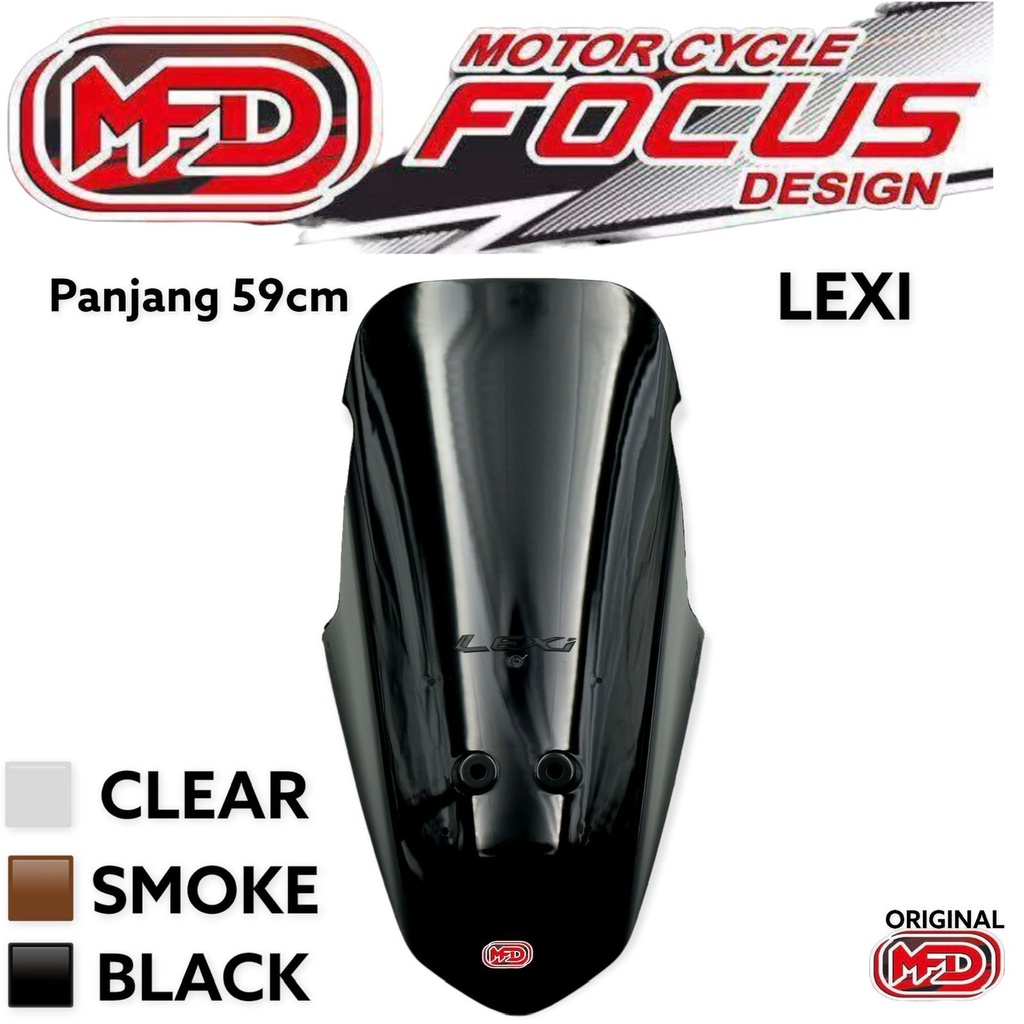 Windshild visor lexi ukuran panjang Visor windshield lexi tinggi tebal