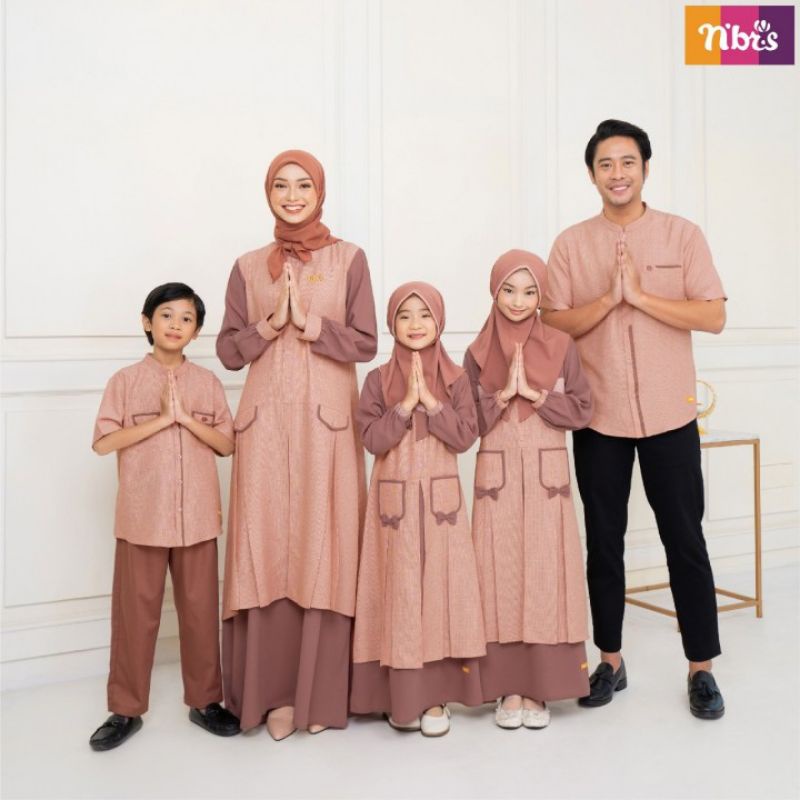 Nibras Sarimbit 2023 | Alesha Gamis Dewasa