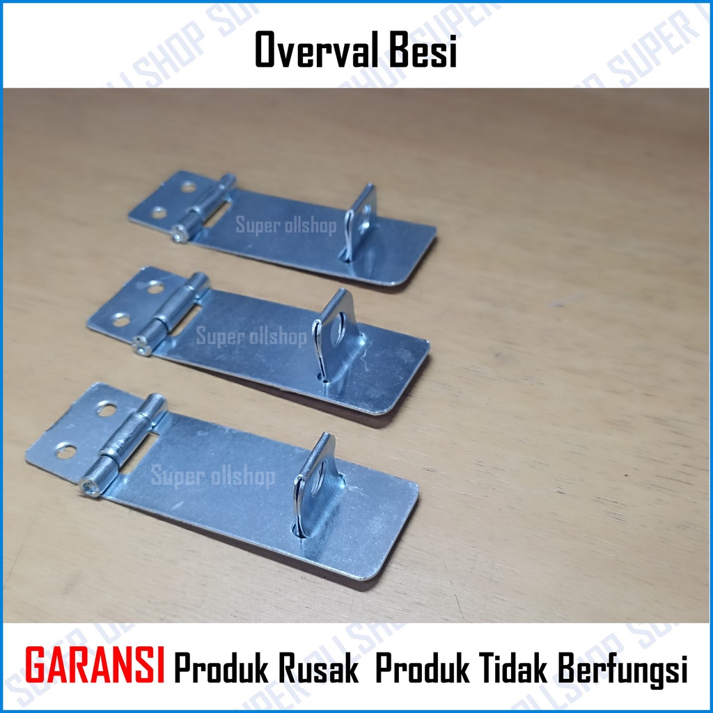 Overpal Tempat Gembok Galvanis Tebal / Overval Kunci Pintu Centelan Engsel Gembok