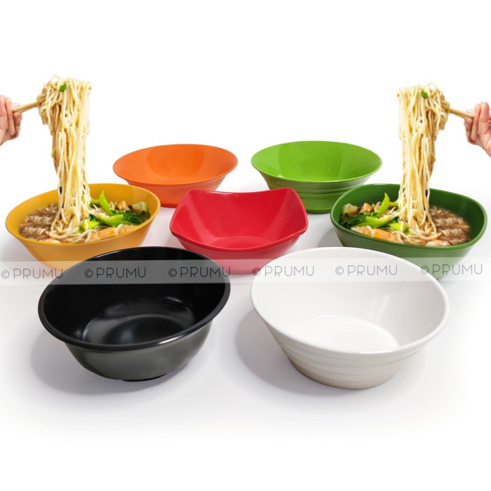 [Mangkok] Mangkok Mie Melamin - Mangkok Mie Ayam Melamine - Mangkok Melamine [Stok]