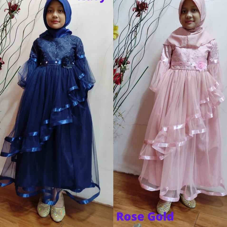 Prioritas { MODEL BARU ITSME.COLLECTION }  BAJU PESTA ANAK / GAUN PESTA ANAK MUSLIM  GAMIS PESTA ANA