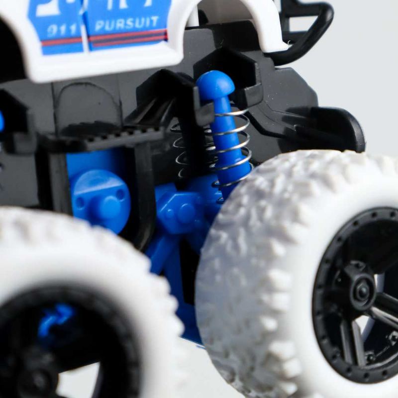 JIMITU Mainan Anak Pullback Stunt Car Children Toy Monster Truck HW2705 Hijau/Biru/Ungu